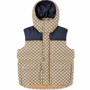 Gucci GG Logo Canvas Goose Down Brown/Tan - 48 NWT